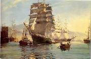 unknow artist Seascape, boats, ships and warships. 32 china oil painting reproduction